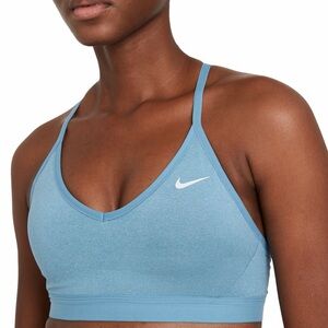 Nike Pro Indy Women's Baby Blue Strappy Sports Bra